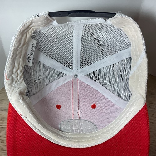 MLB LA ANGELS CAP/HAT RED/WHITE/BLUE TRUCKERS STYLE WITH MESH BACK SNAPBACK - Picture 11 of 12