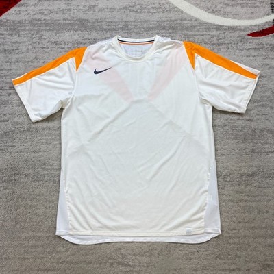 Nike Court Sphere React Roger Federer Shirt XL White Nadal 104854 Bull Swoosh
