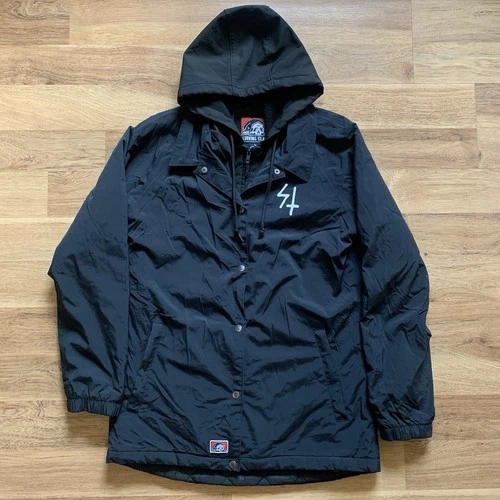 Lurking Class Peace Of Mind Mens Large Hooded Skull Jacket video thumbnail