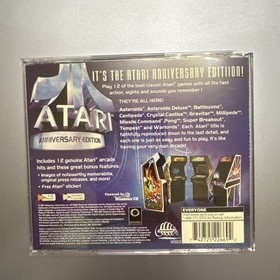 Atari Anniversary Edition (Sega Dreamcast, 2001) COMPLETE CIB - TESTED & WORKING