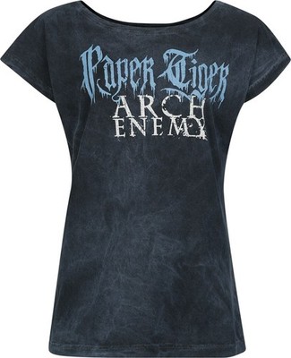 Arch Enemy T-Shirt Damen Tiger Roar blau Band-Merch, Bands