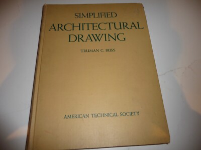 SIMPLIFIED ARCHITECTURAL DRAWING - Truman C. Buss - HC-1946 - Free Shipping
