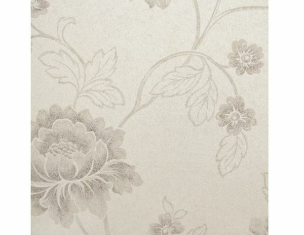 Rasch Textil Tapete Vlies Ornella 063704 Beige Hellbraun Grau Stylisch Floral-image