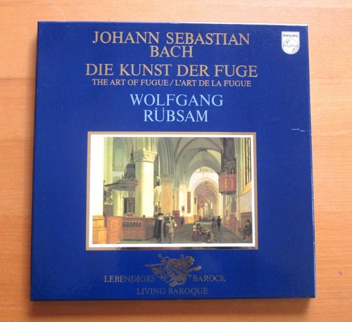 Philips 6768 038 Bach Die Kunst Der Fuge Wolfgang Rubsam NEAR MINT 2LP Box Set - Picture 4 of 5