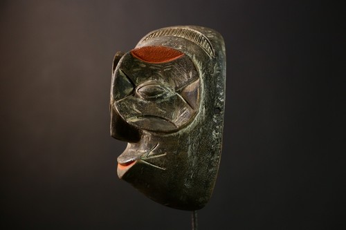 Máscara Africana Mujer Cuba De Colección Ojos Geométricos Tribal Congo Arte Decoración-G3956 - Imagen 21 de 24