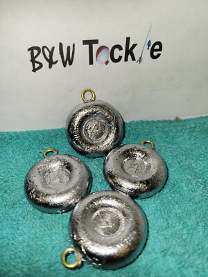 4 oz lead river coin sinkers /decoy weight -choose quantity FREE SHIPPING