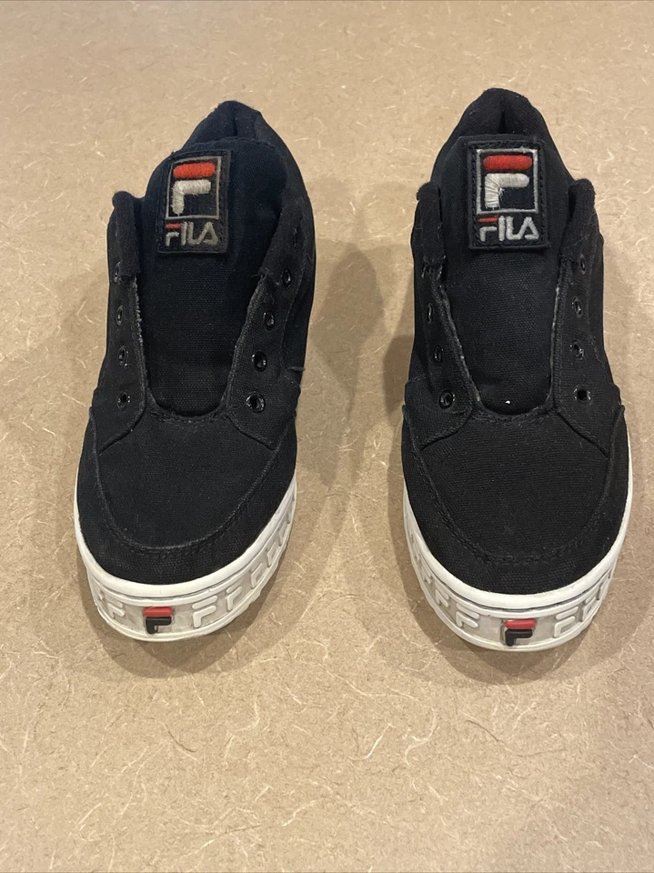 "Zapato grueso vintage de los 90 Y2K FILA plataforma zapatos talla 8,5-9, 1,5"" alto" Foto 2 de 4