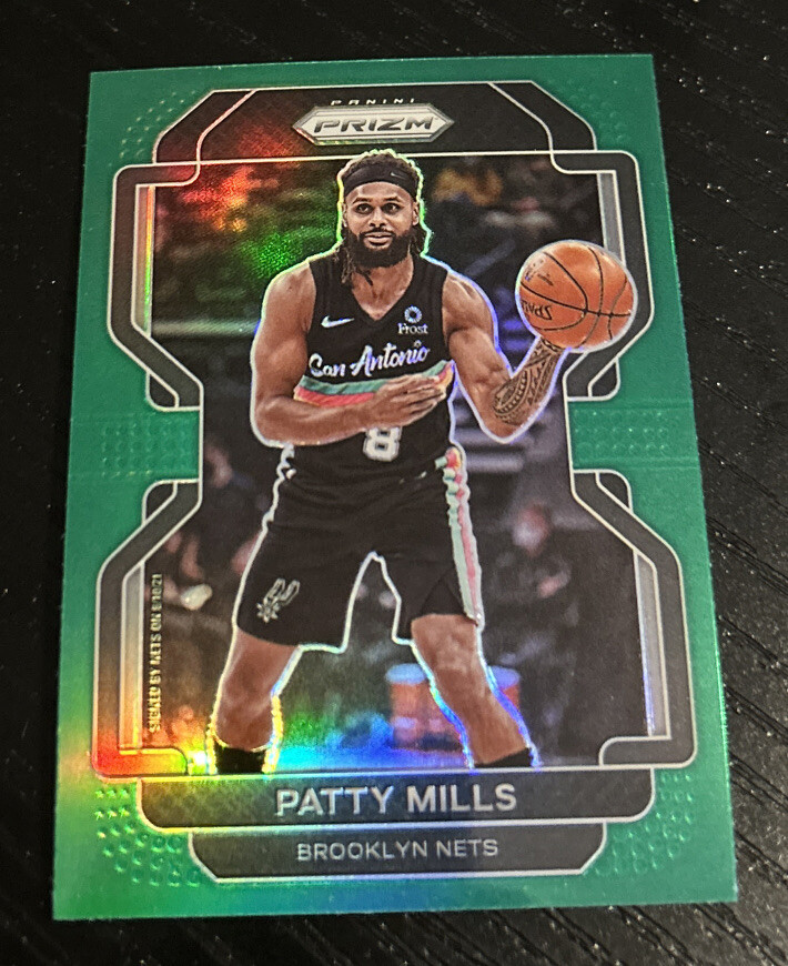 2021-22 Panini Prizm Patty Mills Green Prizm