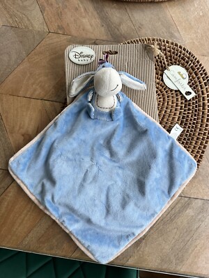 Disney Eeyore Winnie The Pooh Comforter Soother Blanket Posh Paws NEW