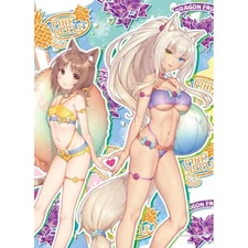 NEW NEKOPARA Azuki & Coconut Swimsuit ver B2W Tapestry Anime