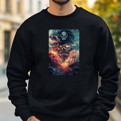 Horror Pirat Sweatshirt Kuschelig und Perfekt für jeden Anlass S bis 4XL