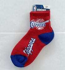 NBA Los Angeles Clippers Quarter Socks Red Youth Size 13, 1-5 Basketball