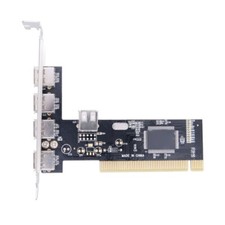 480Mbps PCI to USB 2.0 Extension Card Adapter Expansion Card USB 2.0 5 Port