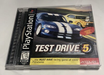Test Drive 5 Complete (Sony PlayStation 1, 1998) As Is Untested