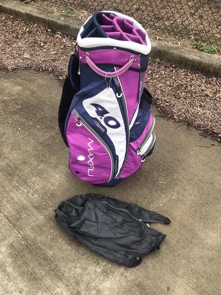 Maxfli 4.0 U/Series, Golf Stand Bag - 14-Way Divider - Pink And