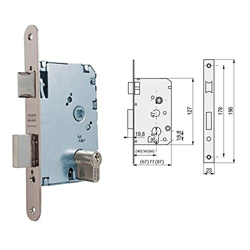 Tesa 3012388-2010-p-hn / 50 - blocco, bordo rotondo