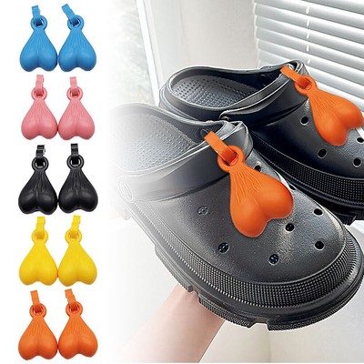 2PCS Nüsse Kugeln Schuh Charms Zubehör Clips Unverwechselbar für Croc Dekoration