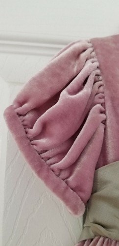 Joan Calabrese Girls Dress Sz 12MonthsA rare find! Velvet Lavender with Gray. - Picture 6 of 12