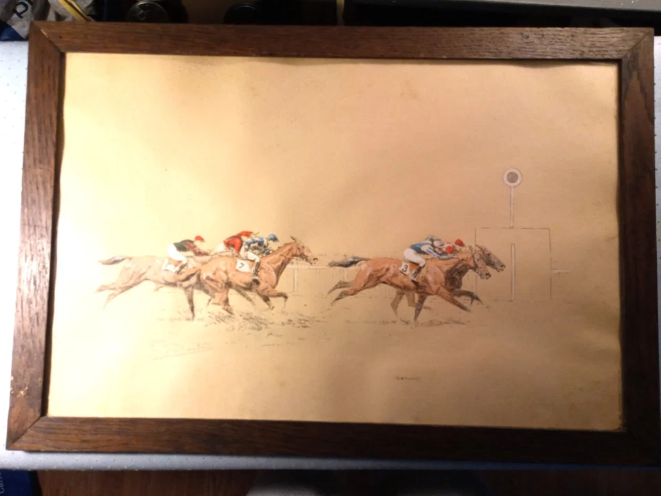 tableau ancien signé - Photo 1/1