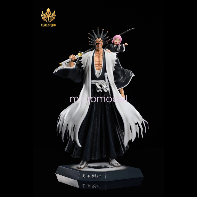 Verve Studio Bleach Zaraki Kenpachi Resin Statue In Stock 1/6
