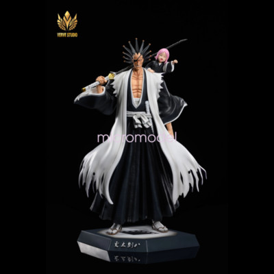 Verve Studio Bleach Zaraki Kenpachi Resin Statue In Stock 1/6 Kusajishi Yachiru