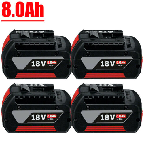 Batería Original 4X 8,0Ah para Bosch 18V Professional GBA GSR GSB BAT618 BAT609 622 - Imagen 22 de 26