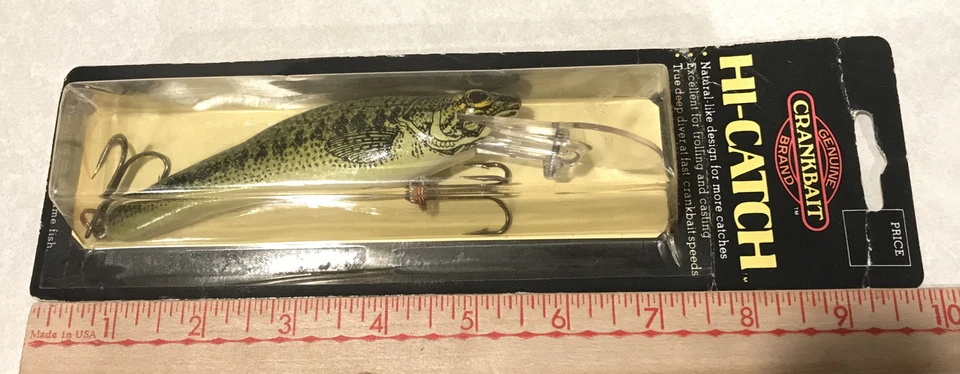 Luhr Jensen FINGERLING YEARLING HI-CATCH 1oz 6.5” BLACK BASS Lure Plug NEW USA - Image 2 of 4