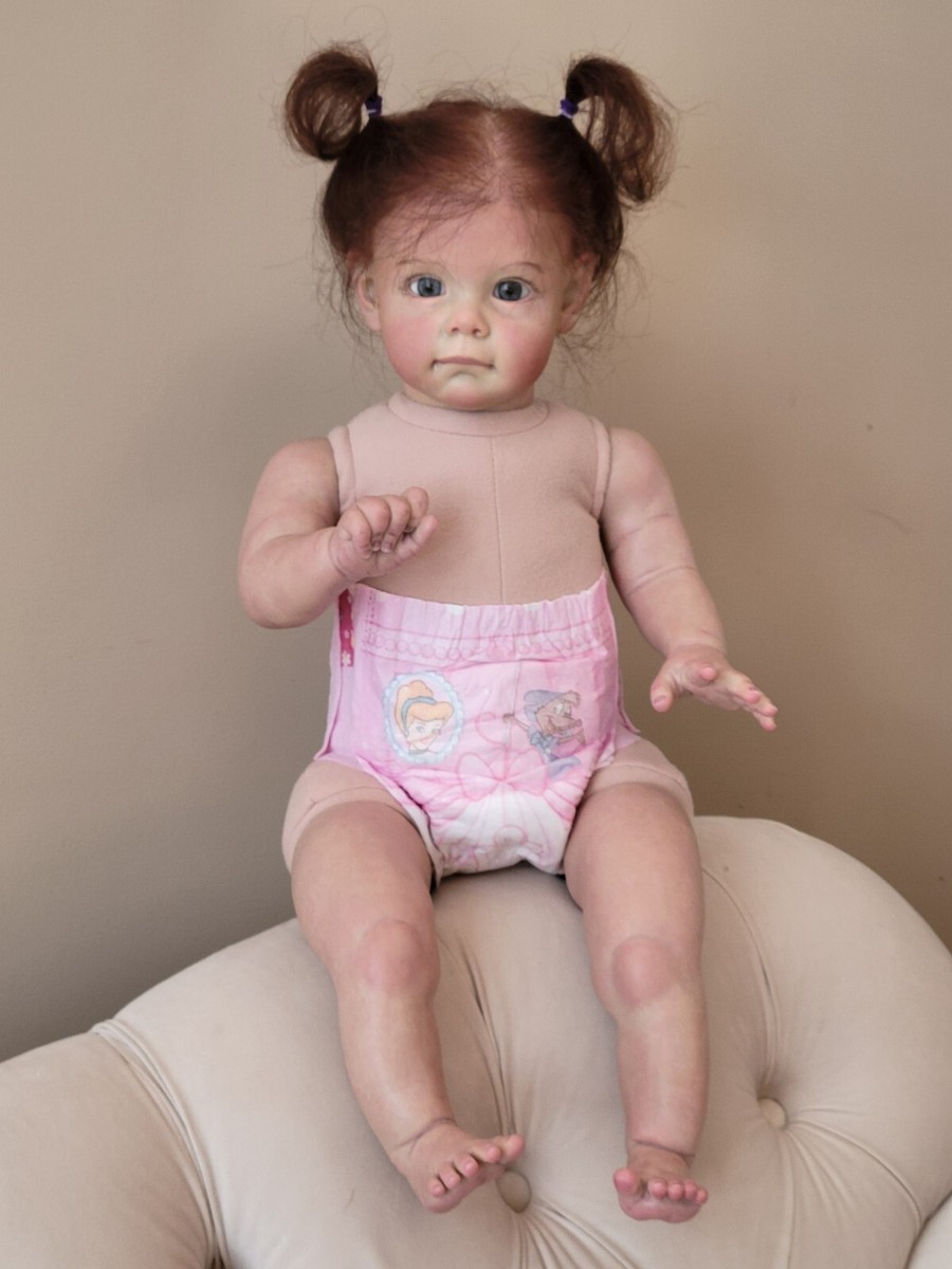 Reborn Toddler Baby Doll Maggie, hand made, 22