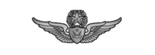 4" us military army master aircrewman bumper sticker decal usa made