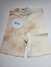 Princess Polly Lana Biker Short Beige Size US 2 NWT