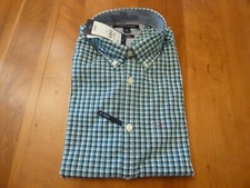 Tommy Hilfiger Men's Long Sleeve Button-Down Plaid Casual Shirt NEW Small Slim