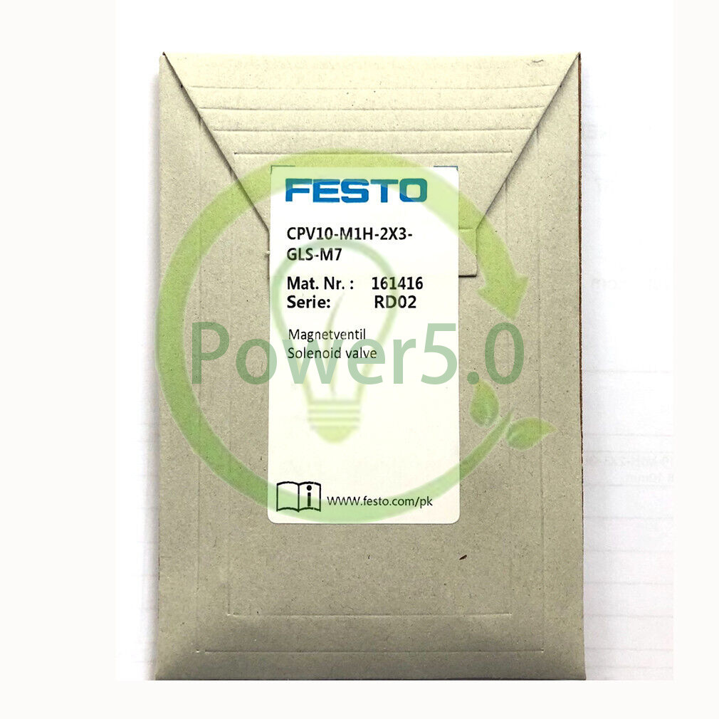 Festo Cpv10-M1H-2X3-Gls-M7 Solenoid Valve 161416. 1PCS | eBay