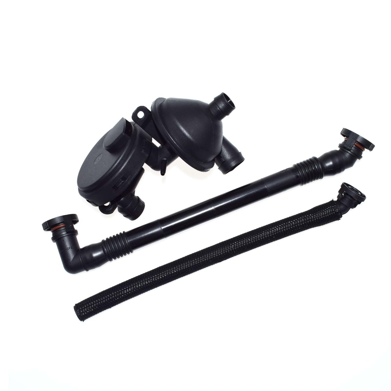 11151437641 Crank Case Vent Oil Separator Tube Kit Set 3 For BMW 325i