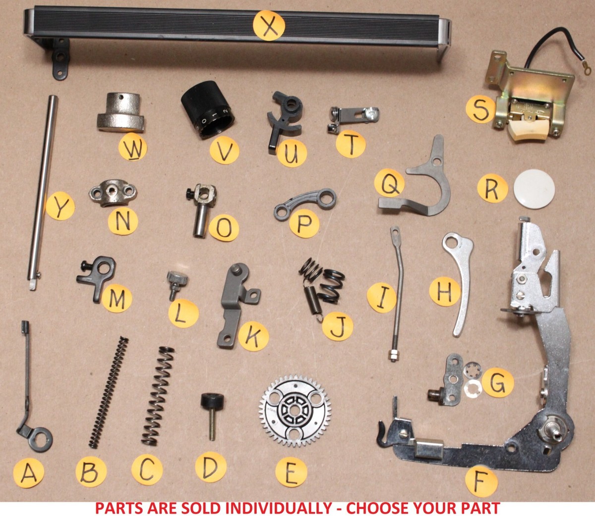 Montgomery Ward UHT J1943 Sewing Machine REPLACEMENT PARTS