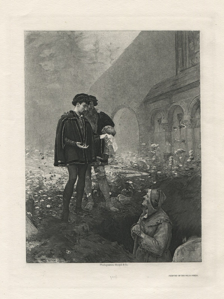 Hamlet Skull Painting