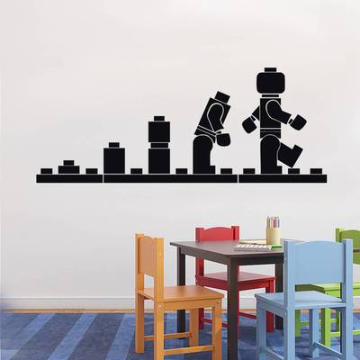 LEGO EVOLUTION Kids Wall Decal Sticker Decor Bedroom Game Room 20'' W X 12'' H