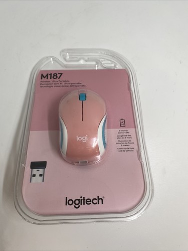 Logitech 910-005364 Wireless Advanced Optical  NEW Pink - Picture 1 of 3