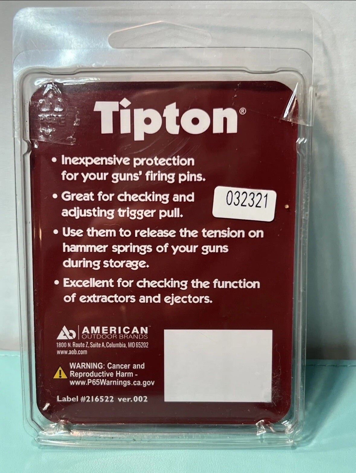 Tipton Snap Caps 9mm LugerPrecision Metal Base Snap CapPack of 5