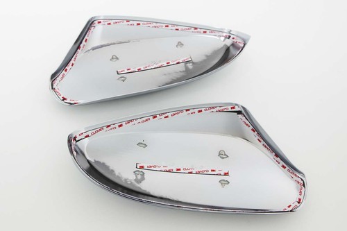 Chrome Side Mirror Cover for 2011/07 ~ 2018 Hyundai Accent sedan & Hatch NO LED - Picture 6 of 12