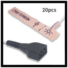 7pins Oximetry sensor  adult neonatal suitable for Nonin machine model 0.9m，20pc