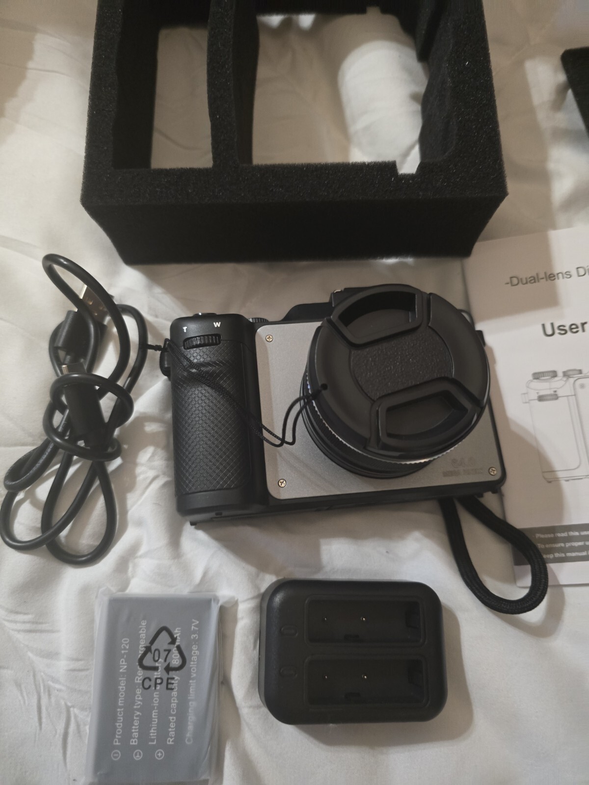 4K Digital Camera for Photography*Video 48MP Auto-Focus Anti-Shake Vlogging