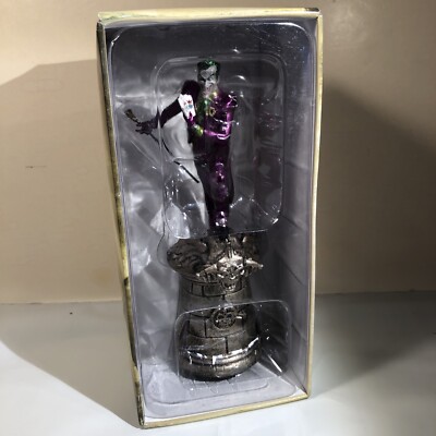 THE JOKER DC Comics CHESS COLLECTION BLACK KING Metallic Eaglemoss Figure