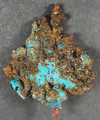 A++ Native Copper Crystals Chrysocolla Chimney Rock Bound Brook NJ Mineral