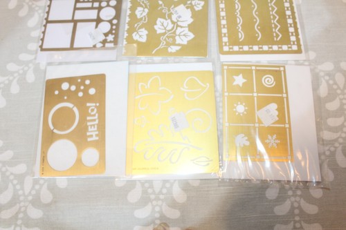 14 Stampin Up edle Messing Trockenprägeschablone Vorlagen NEU und sehr guter Zustand - Bild 3 von 10