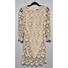 Y2K Vtg Juicy Couture Coquette Lace Crochet Dress Size 2 Romantic Cottagecore