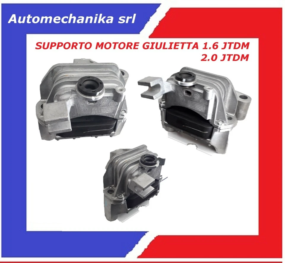 SUPPORTO MOTORE DX LATO DISTRIBUZIONE ALFA ROMEO GIULIETTA 1.6MJT 2.0MJT 04.2010 - Immagine 2 di 2