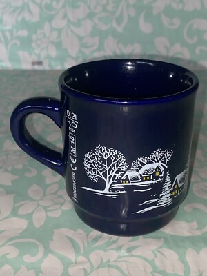 Van Well Wellco Design German Coffee Cup Mug Kossinger Blue 0,21-KO CE M18 0104