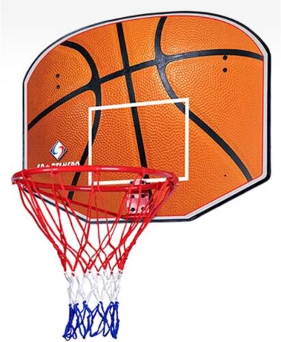 18 pouces rétro amusant basket-ball intérieur panneau arrière mural anneau au-dessus de la porte - Photo 1/10