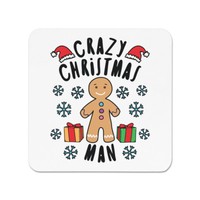 VerrüCkte Weihnachten Mann Schneeflocken KüHlschrankmagnet - Lustiger Witz