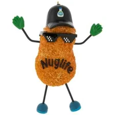 The Christmas Shoppe Nuglife Chicken Nugget Ornament 4.62" H x 3.96" W x 1.45" D